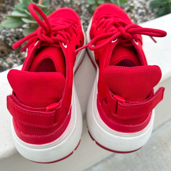 Red Zara Trainers with side cutouts - Picture 5 of 6